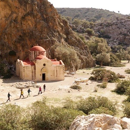 Randonnée gorge de Samaria et Eglise Crétoise