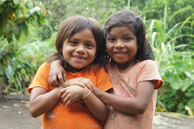 Sourires d'enfants en Equateur