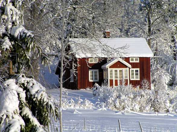 Maison traditionnelle de  Suède