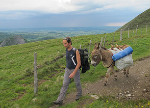 4 days with a donkey in Auvergne