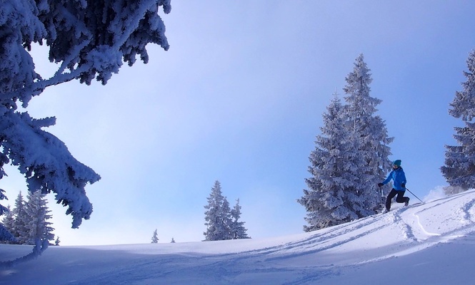 Ski nordique et pulka en itinérance dans le Jura Suisse