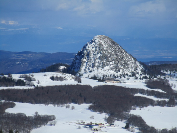 Mont d'Ardèche en hivernal