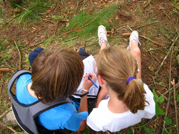 Jeux nature en  famille