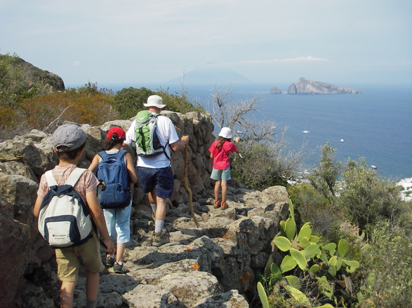 Hiking in the Lipari Islands with Aluna Voyages