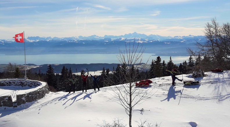 Ski itinérance Jura suisse avec Aluna Voyages