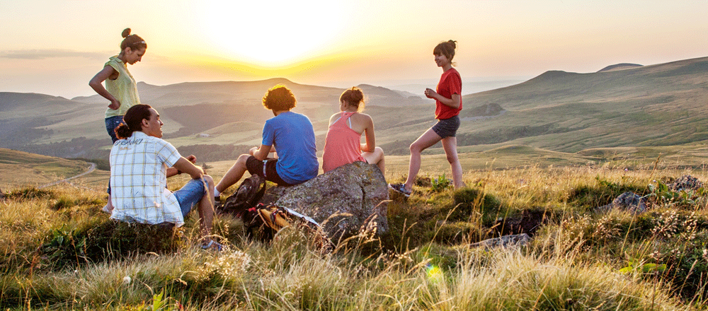 Randonnée entre lacs et volcans d'Auvergne