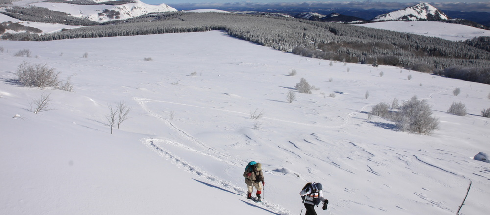 Randonnée raquette Ardéche