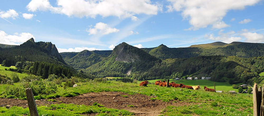 Paysage volcans d'Auvergne