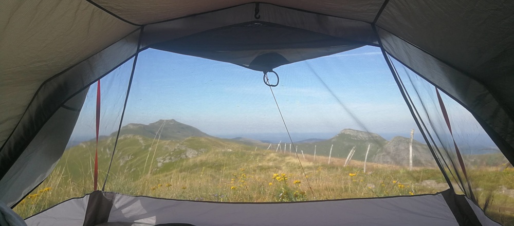 Sud chaine des Puys bivouac