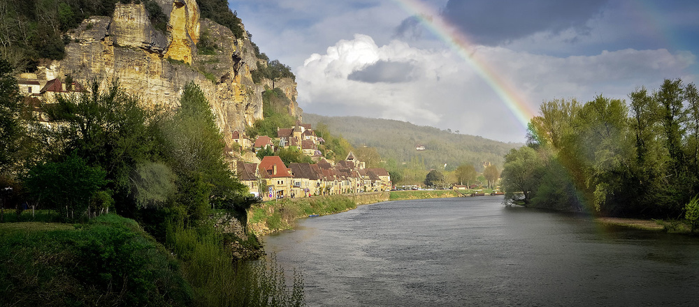 Village des bords de la Dordogne