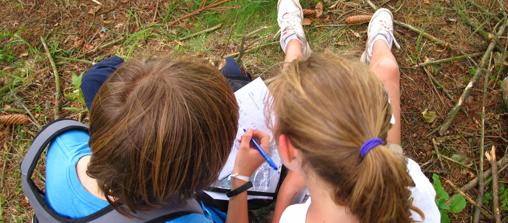 Jeux nature en  famille