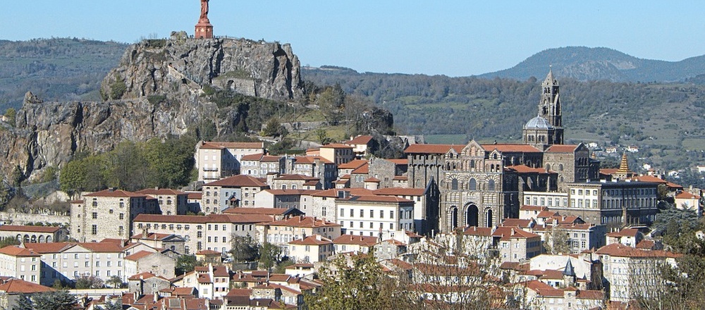 Le puy en Velay sur chemin de Stevenson