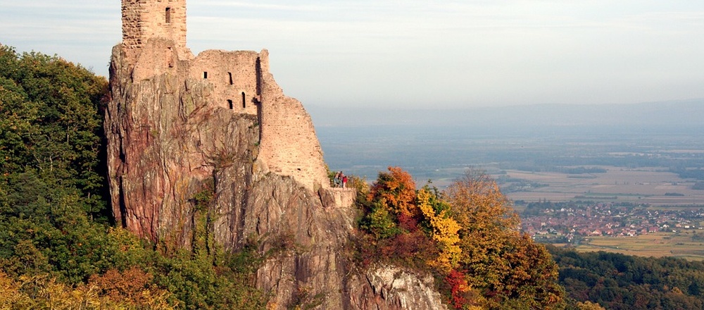 L'alsace et le chateau de Ribeauvillé