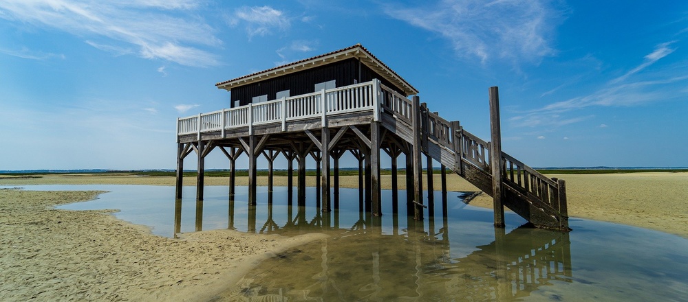 Cabane Tchanquée baie d' Arcachon