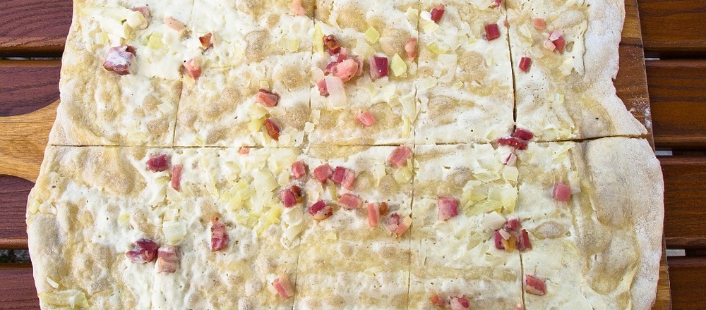Tarte flambée d' Alsace
