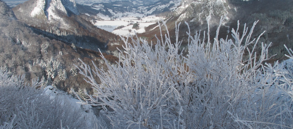 rando raquettes famille en Auvergne