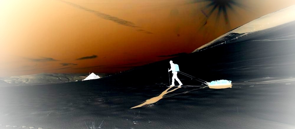 bivouac hivernal en France avec Aluna Voyages