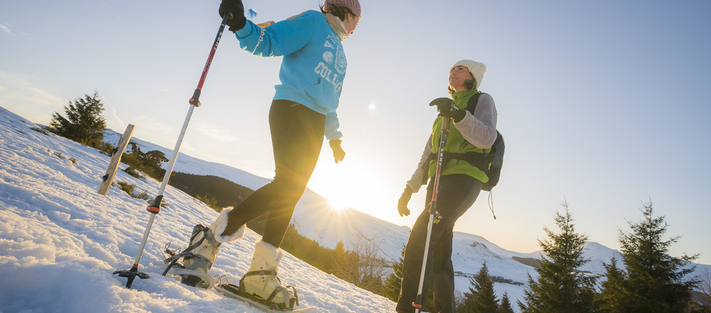 Randonnée en raquette a neige