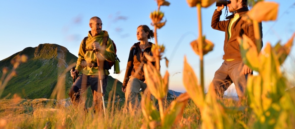 rando guidée auvergne Aluna voyages