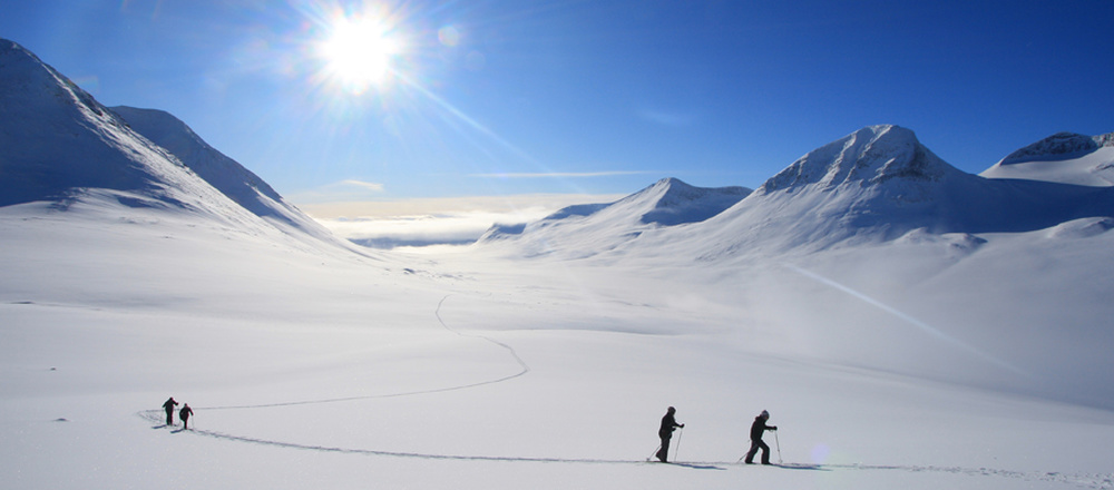 Ski de randonnée sur la voie royale Kungsleden