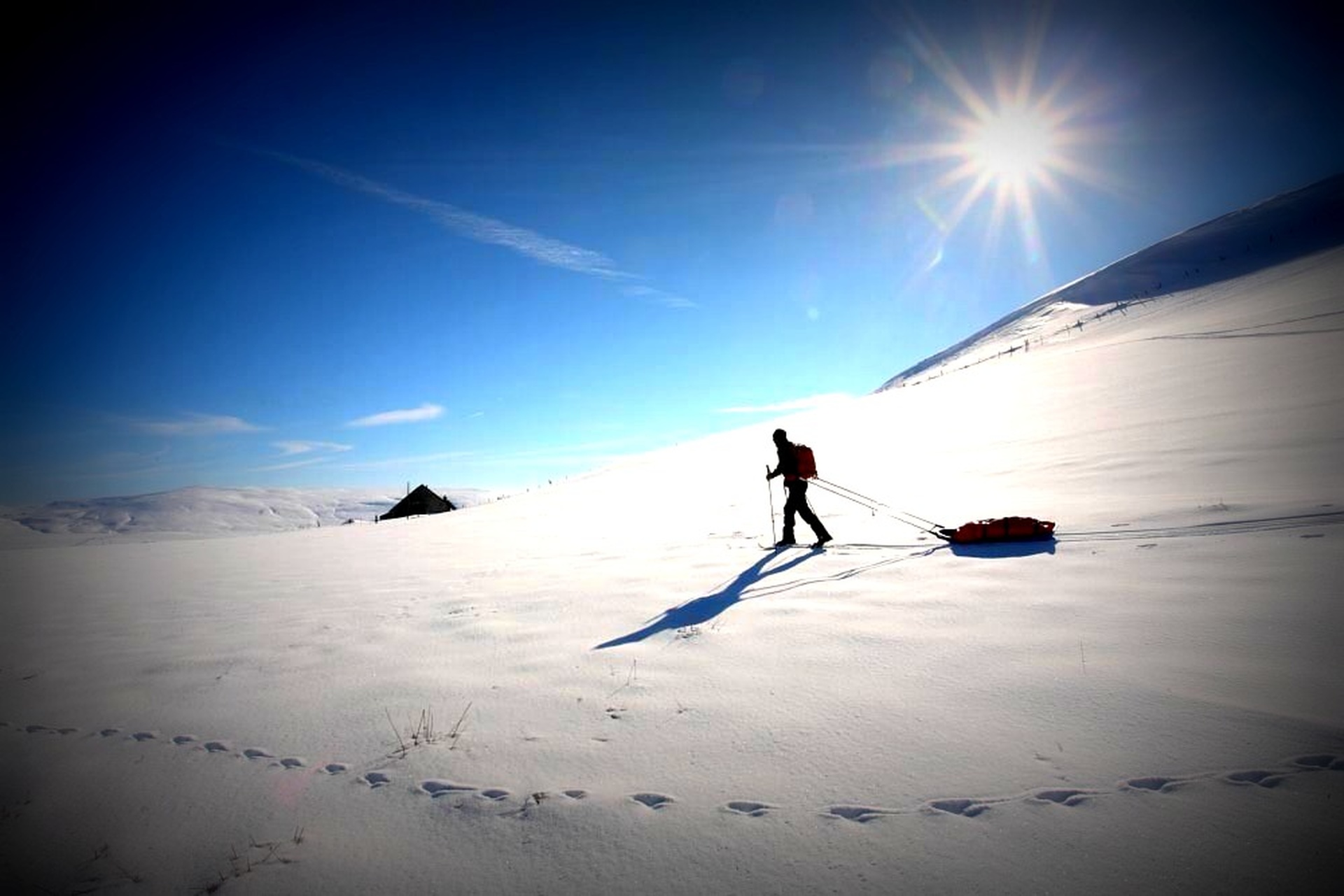 3 jours  en Auvergne de raquettes et bivouac hivernal (tente chauffée)