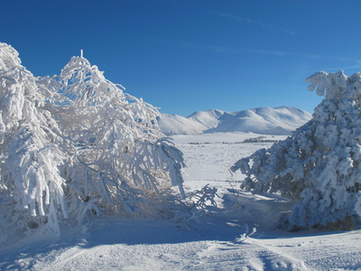 Randonnée Pulka et Bivouac hivernal en Vercors